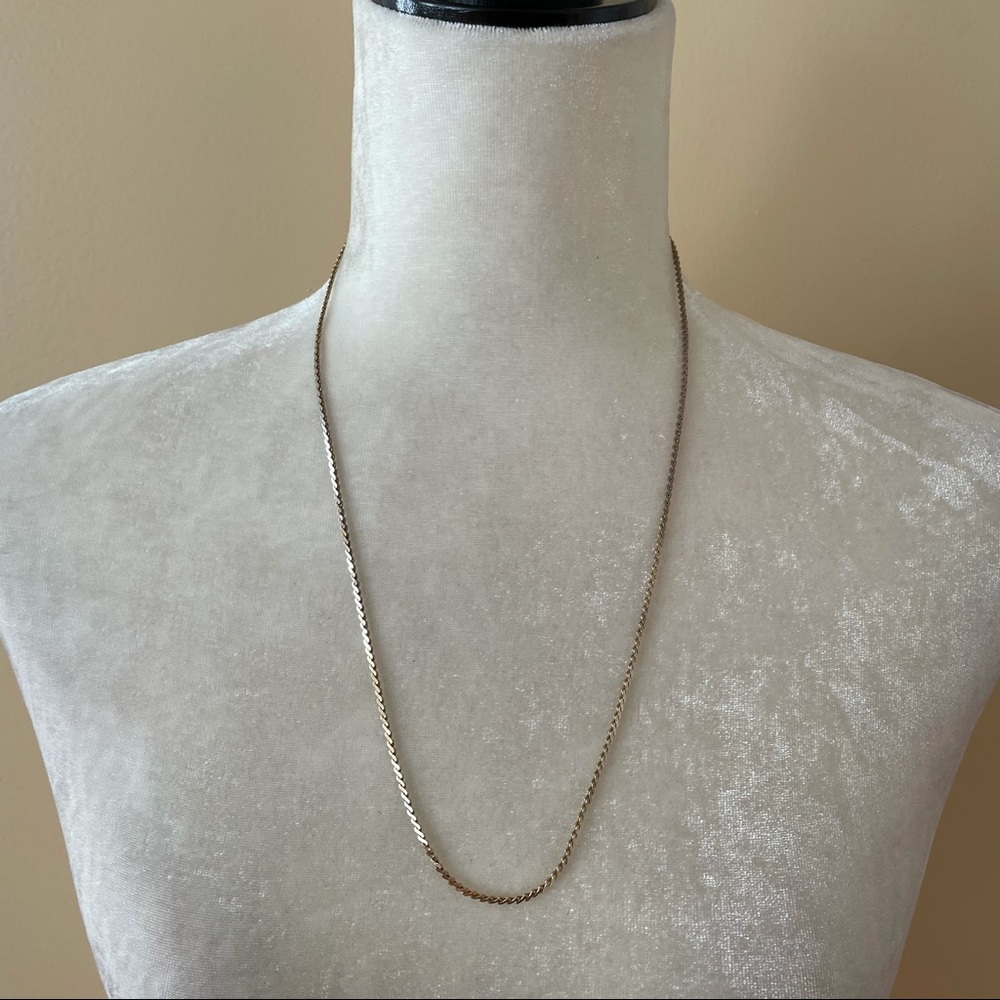 Simple Gold Necklace